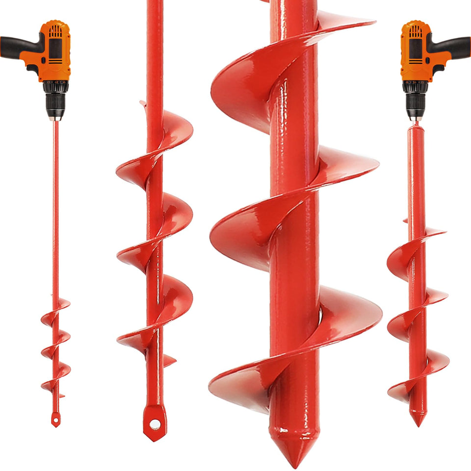MAXCCINO auger drill bit 1.6x16.5 inches for faster garden planting.