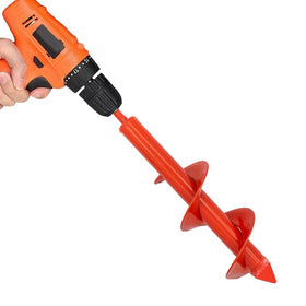 MAXCCINO auger drill bit side view for efficient planting of bulbs and seedlings.