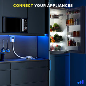 Maximm four-foot cord offers easy reach with minimal clutter