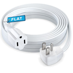 Maximm heavy-duty extension cord with flat plug for tight spaces