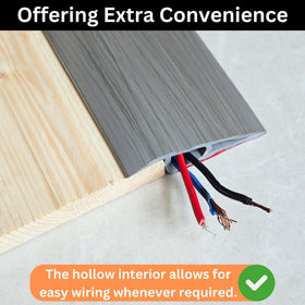 Maxiroc threshold ramp carpet to tile transition suits indoor doorways.