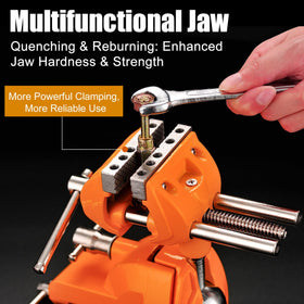 MAXMAN jaws with rubber gaskets protect surfaces from scratches
