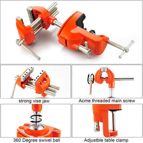 MAXMAN table clamp ready for DIY projects in workshops