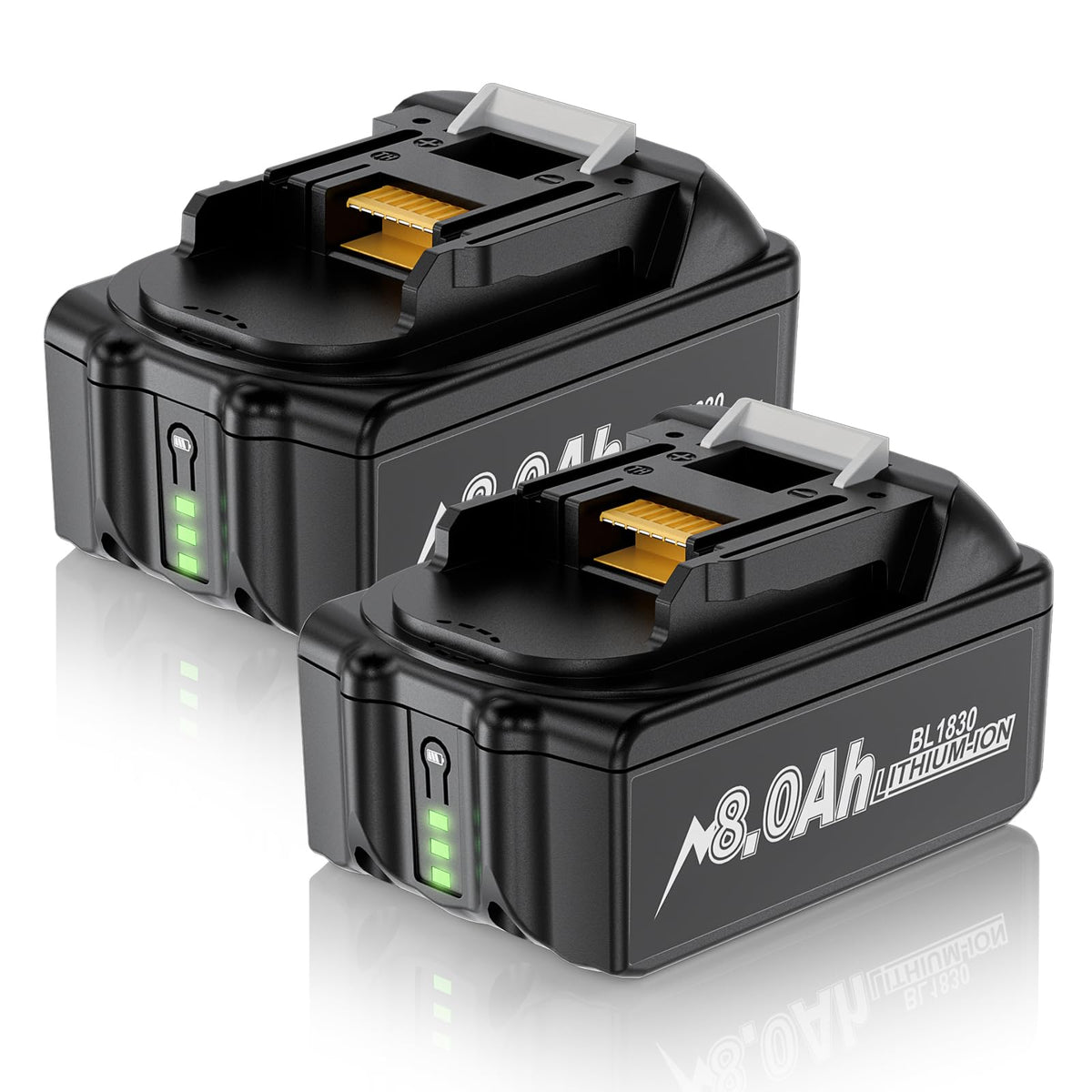 Maxofpowr 18V 8.0Ah battery pack for extended tool runtime