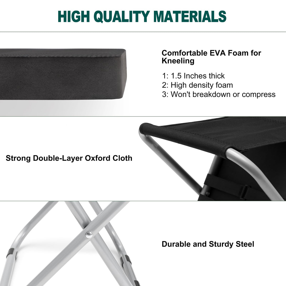MAXPACE 2-in-1 garden kneeler offers seating and kneeling options.