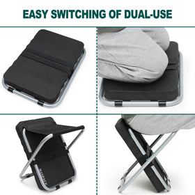 MAXPACE kneeling pad with a sturdy steel frame for durable outdoor use.