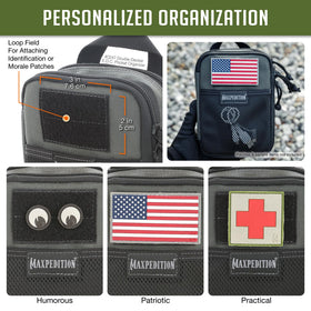 Maxpedition Double-Decker EDC rear compartment with mesh pocket