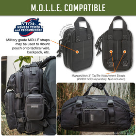 Maxpedition compact and lightweight design supports easy everyday carry.