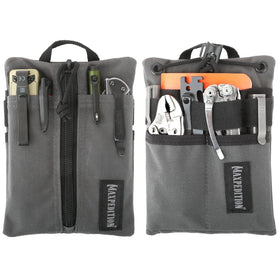 Maxpedition Platy Pocket Organizer in wolf gray, compact design ideal for pocket access.