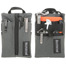 Maxpedition Platy Pocket Organizer front view highlights slim, pocket-ready carry.
