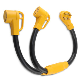 maXpeedingrods 50A Y splitter with 3 ft cord for RV and EV setup