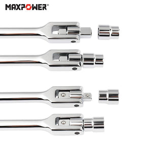 MAXPOWER Breaker Bar uses chrome vanadium steel for durability.