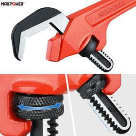 MAXPOWER cast iron body with powder-coated anti-rust finish