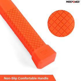 MAXPOWER 5 lb dead blow with PVC one-piece body resists heavy impacts.