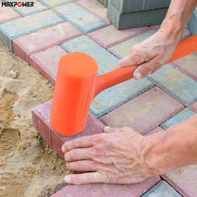 MAXPOWER rebound-resistant head reduces rebound to prevent marring during use.