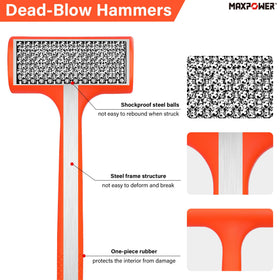MAXPOWER spark-resistant design enables safer tasks in metal and woodworking.