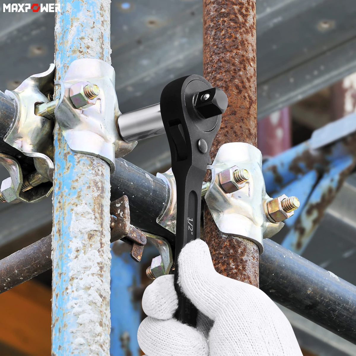 MAXPOWER heat-treated steel for extra strength in tough tasks