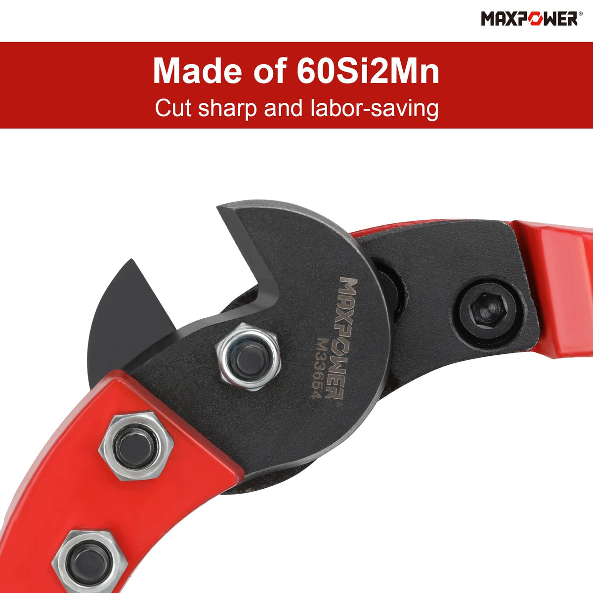 MAXPOWER in action cutting wire rope highlights heavy-duty performance