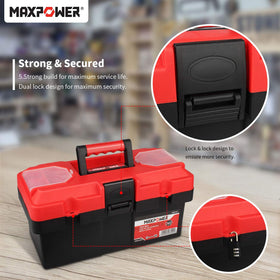 MAXPOWER home workshop organization aids easy access to small parts and tools.