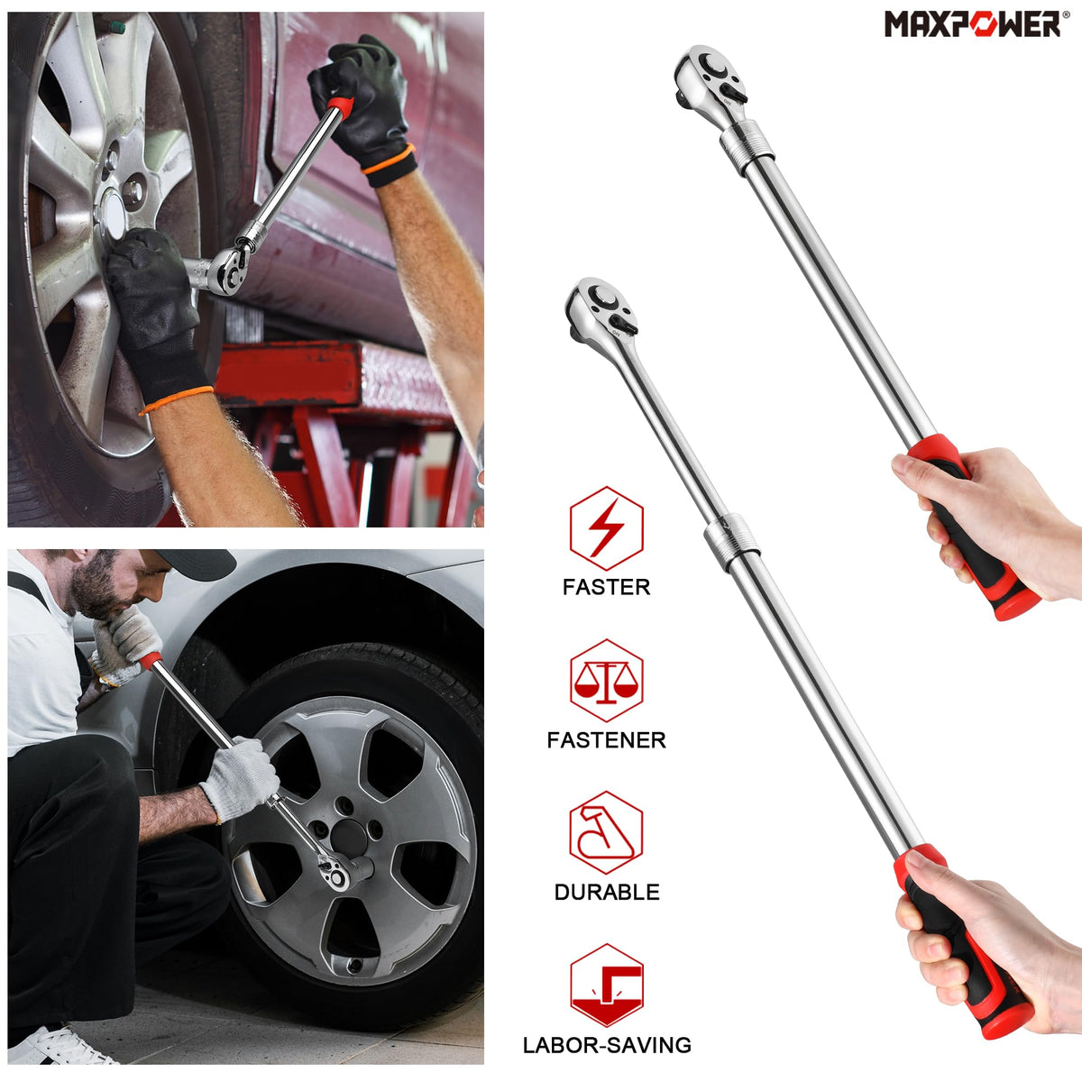 MAXPOWER locking card slots secure height adjustments during use.