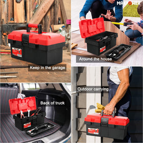 MAXPOWER side transparent organizers keep tiny screws and nuts visible at a glance.