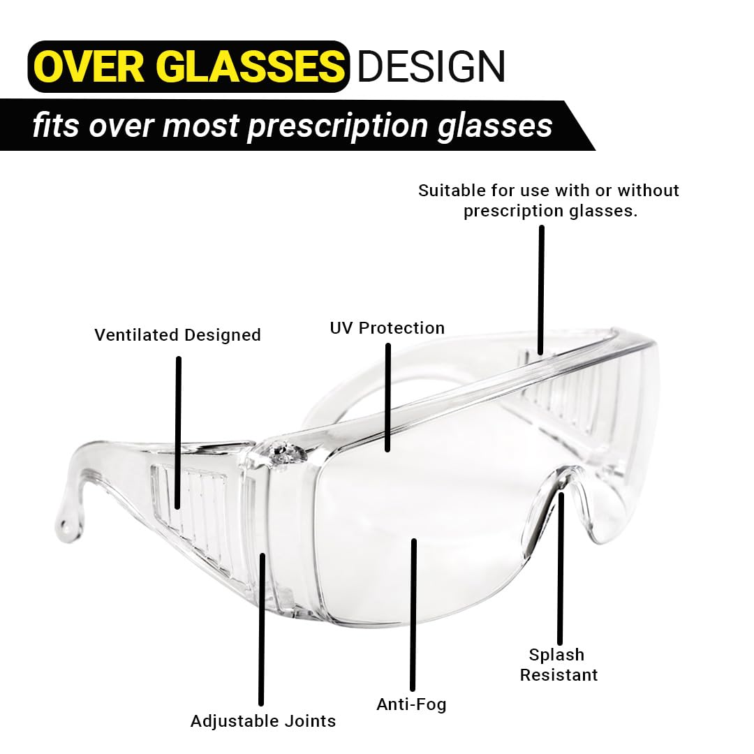 MaxProcision OTG glasses with anti-dust lens for clear work visibility