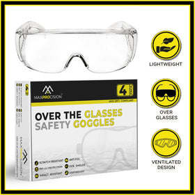 MaxProcision comfort-fit over glasses ideal for labs and clinics