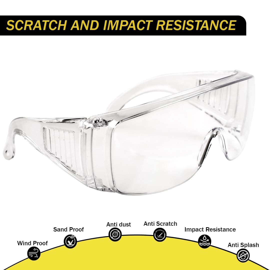 MaxProcision dust-resistant lenses protect eyes in dusty environments