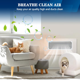 MAXTBEE MERV 8 filtration captures debris for a cleaner, more comfortable home.