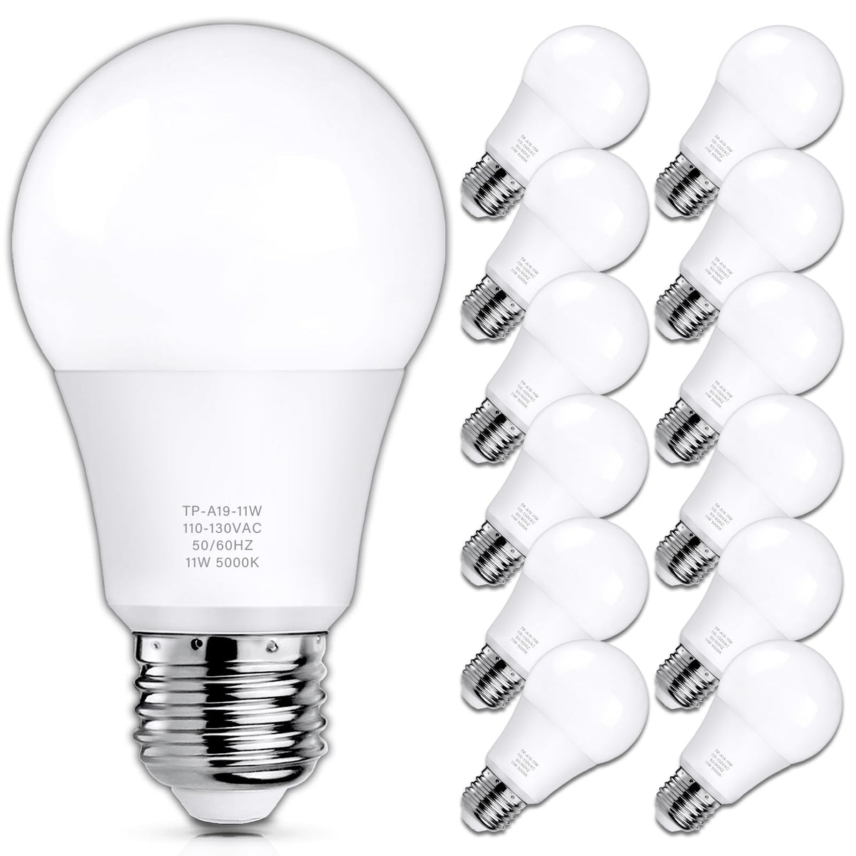MAXvolador A19 LED bulb delivers 1100 lumens with 5000K daylight—bright task lighting