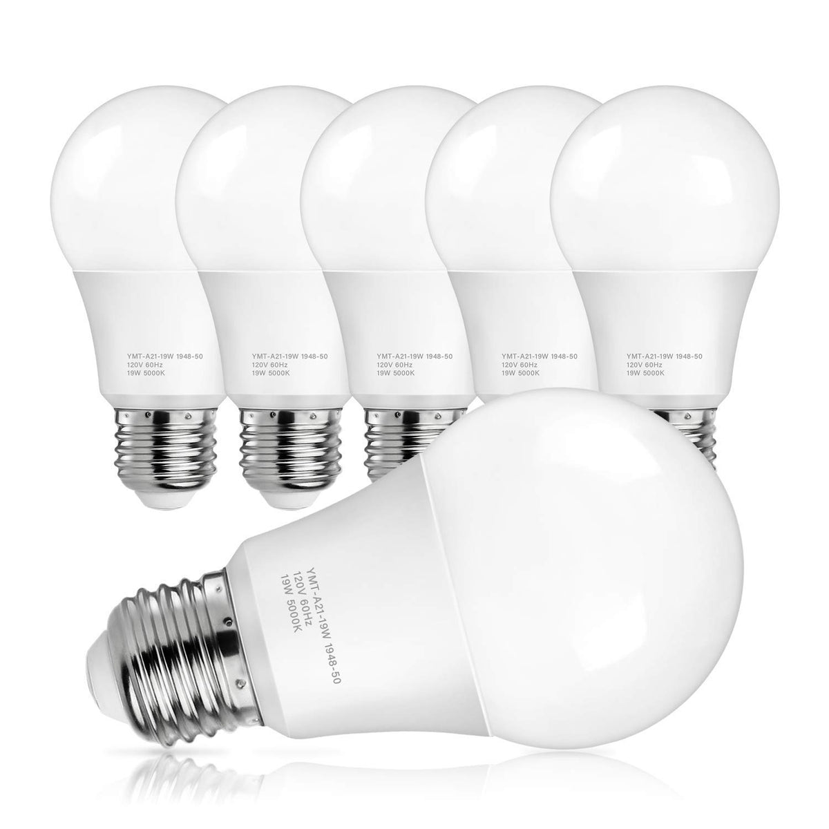 MAXvolador A21 LED bulb delivers 150W equivalent brightness for living rooms.