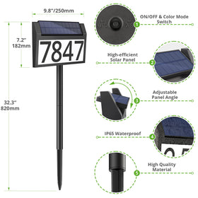 MAXvolador adjustable stakes raise or lower the sign for your pathway