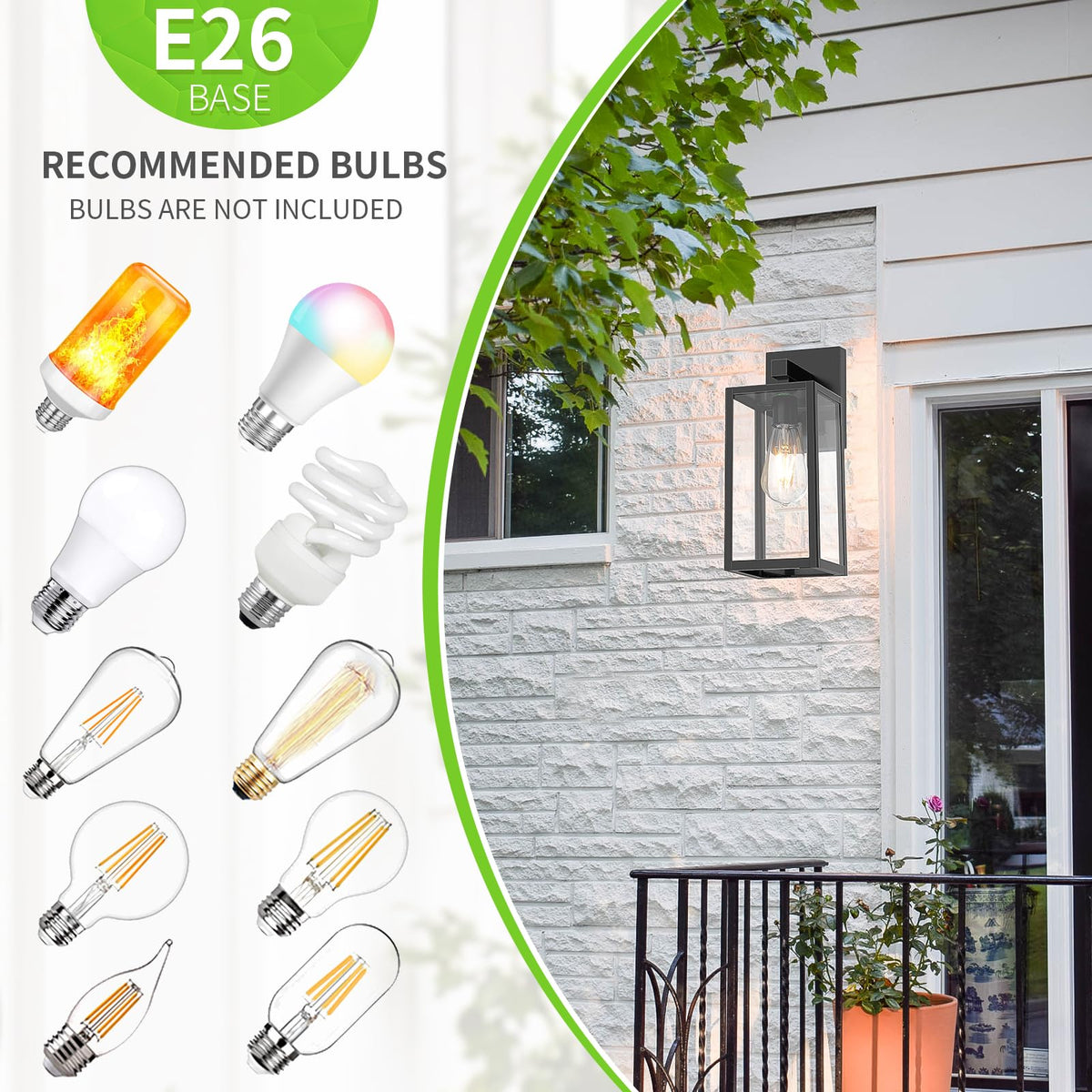 MAXvolador aluminum anti-rust body ensures lasting style for porch, doorway, and patio entrances