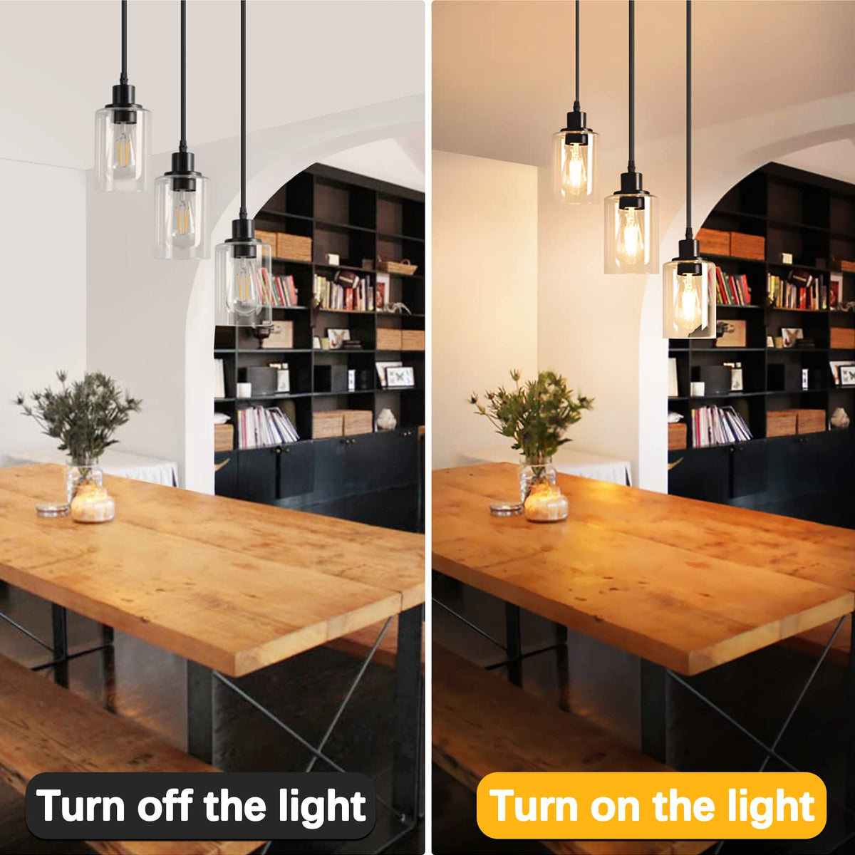 Dimmable MAXvolador pendant with compatible dimmers for mood lighting