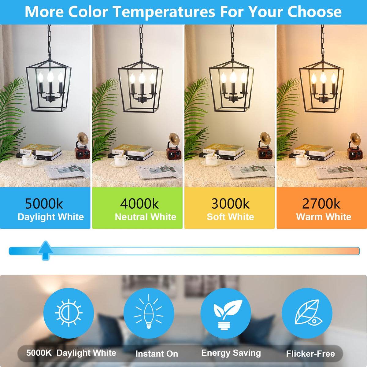 MAXvolador 90% dimmer compatibility for smooth, quiet transitions.