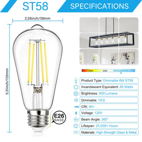 MAXvolador Edison bulb in chandelier setup providing ambient illumination