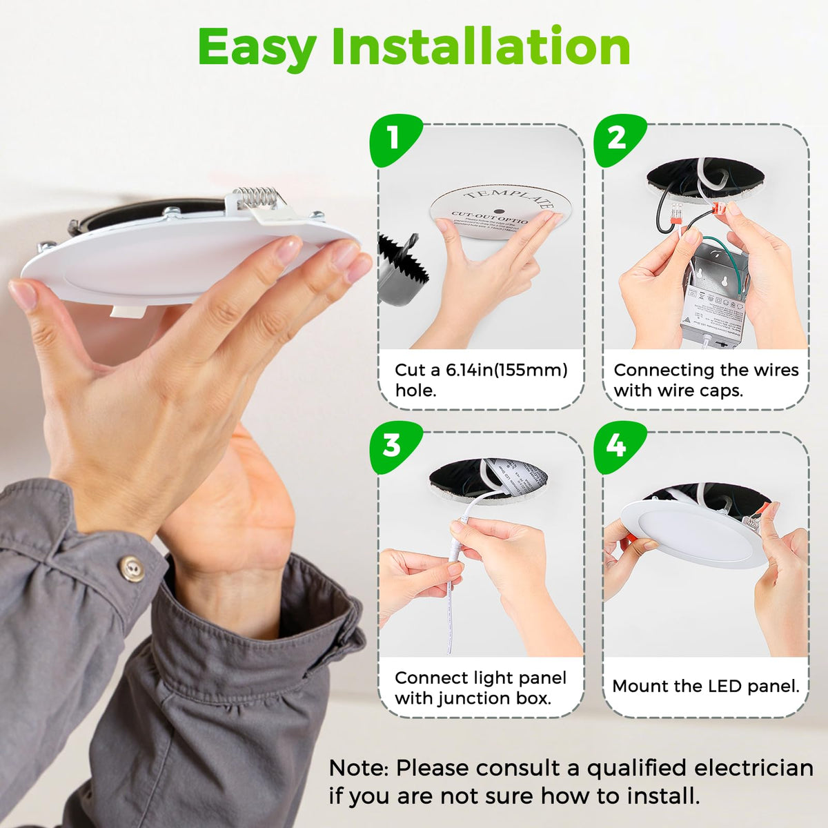 MAXvolador energy-efficient LED downlight reduces power use