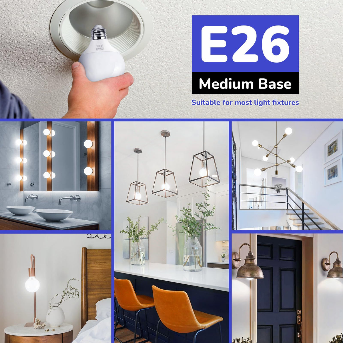 MAXvolador G25 bulb with dust and water resistant design for bathrooms