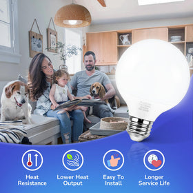 MAXvolador G25 non-dimmable LED bulb for stable vanity lighting
