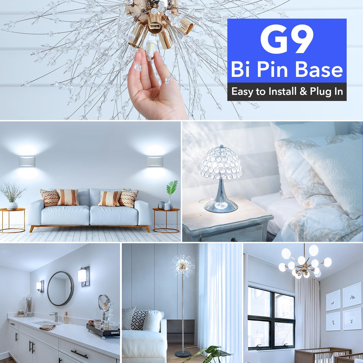 MAXvolador G9 easy-install base fits G9 fixtures quickly.
