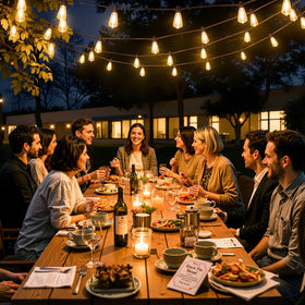 MAXvolador garden balcony ambience lighting for inviting evenings