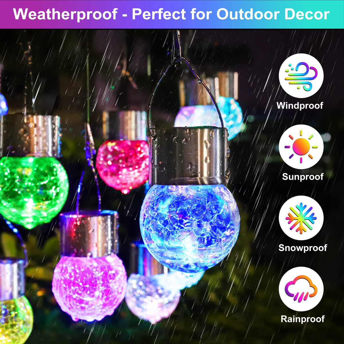 MAXvolador multicolor globe glow for vibrant outdoor lighting