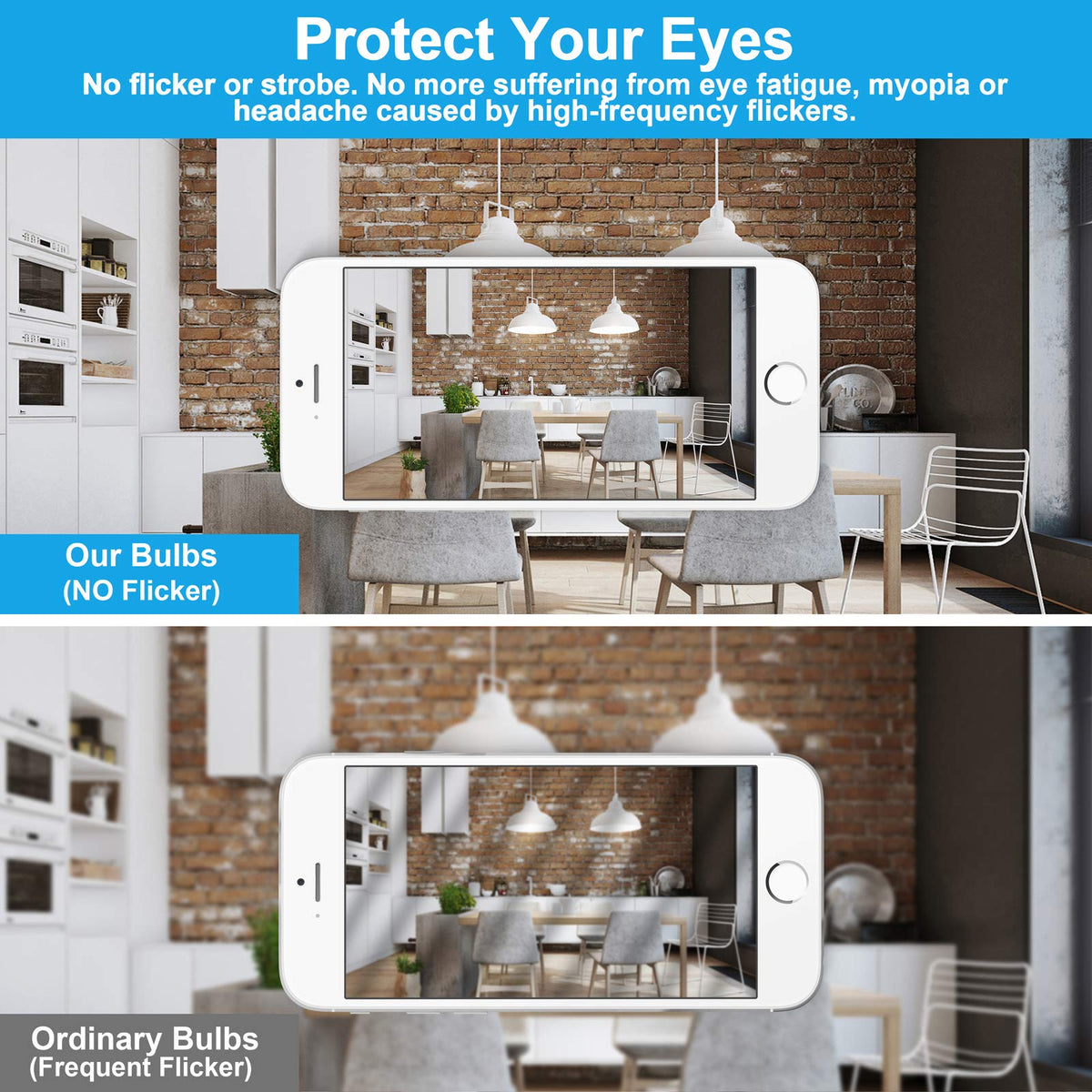 MAXvolador non-dimmable Edison-style bulbs install instantly.