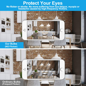 MAXvolador non-dimmable Edison-style bulbs install instantly.
