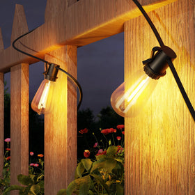MAXvolador warm white 2700K bulb creates cozy backyard ambiance