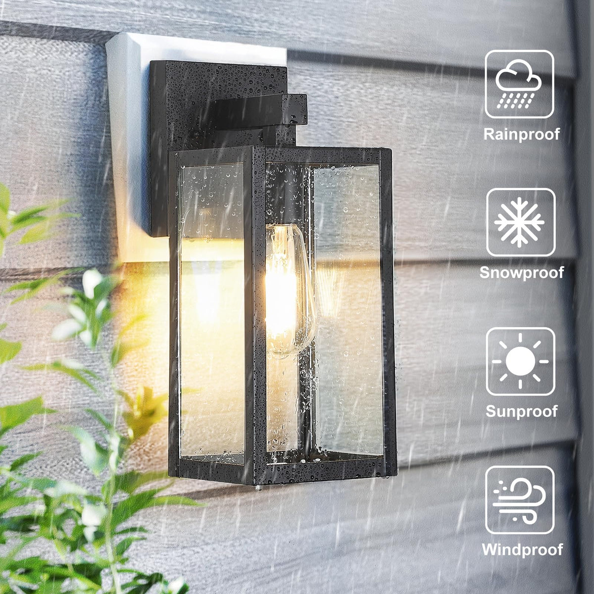 MAXvolador weatherproof aluminum body in black finish