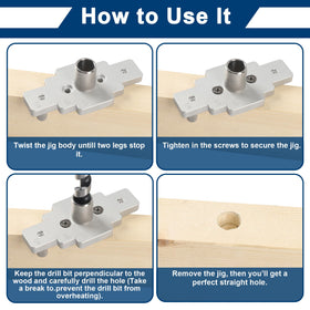 MaxxGeek precise hole guide in action for straight drilling