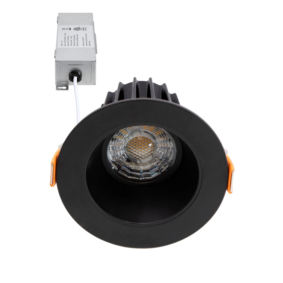 Maxxima 2in downlight anti-glare closeup improves task lighting comfort in living spaces