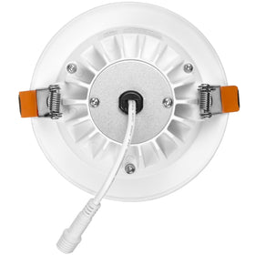 Maxxima damp-rated fixture suitable for bathrooms and kitchens.