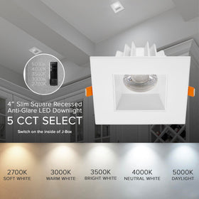 Maxxima 4in recessed cutout profile and slim exterior